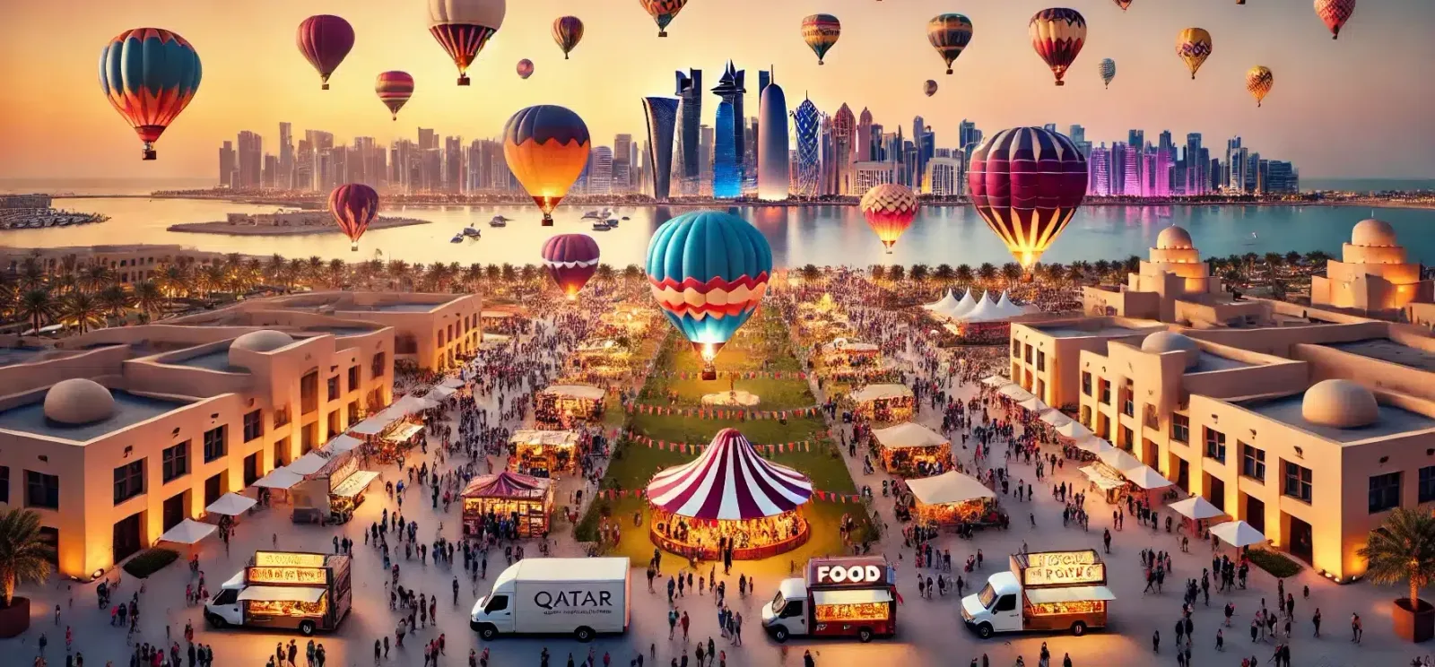 انطلاق مهرجان قطر للمناطيد 2024