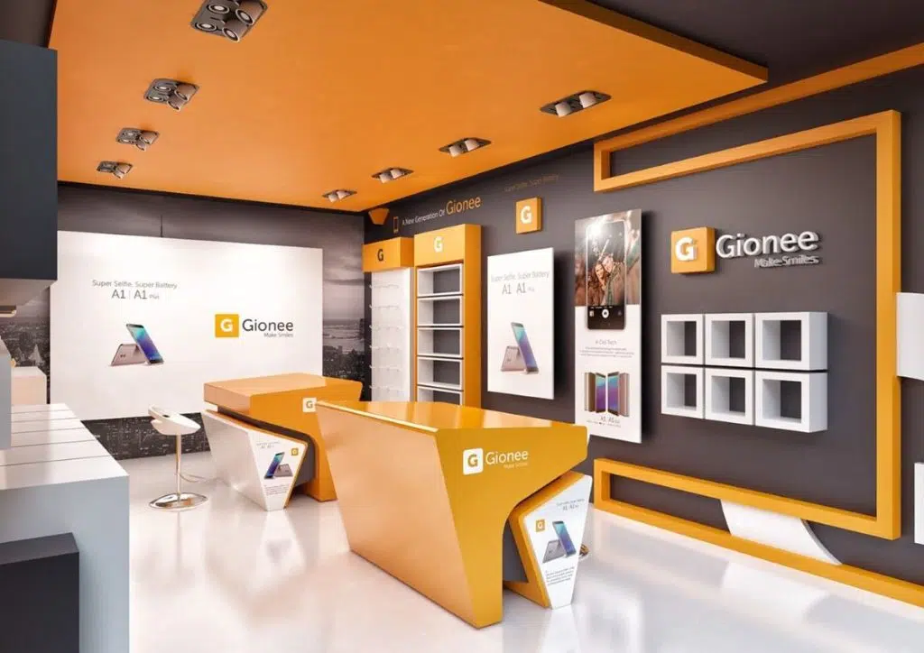Gionee mobile shop design 1 1