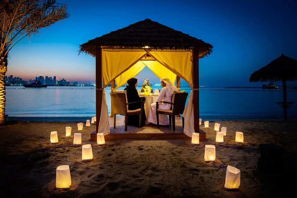 Romantic Beach Gazebo Dinnerdoha