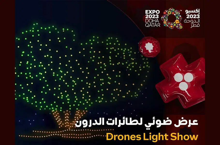 drones light show expo 2023 doha