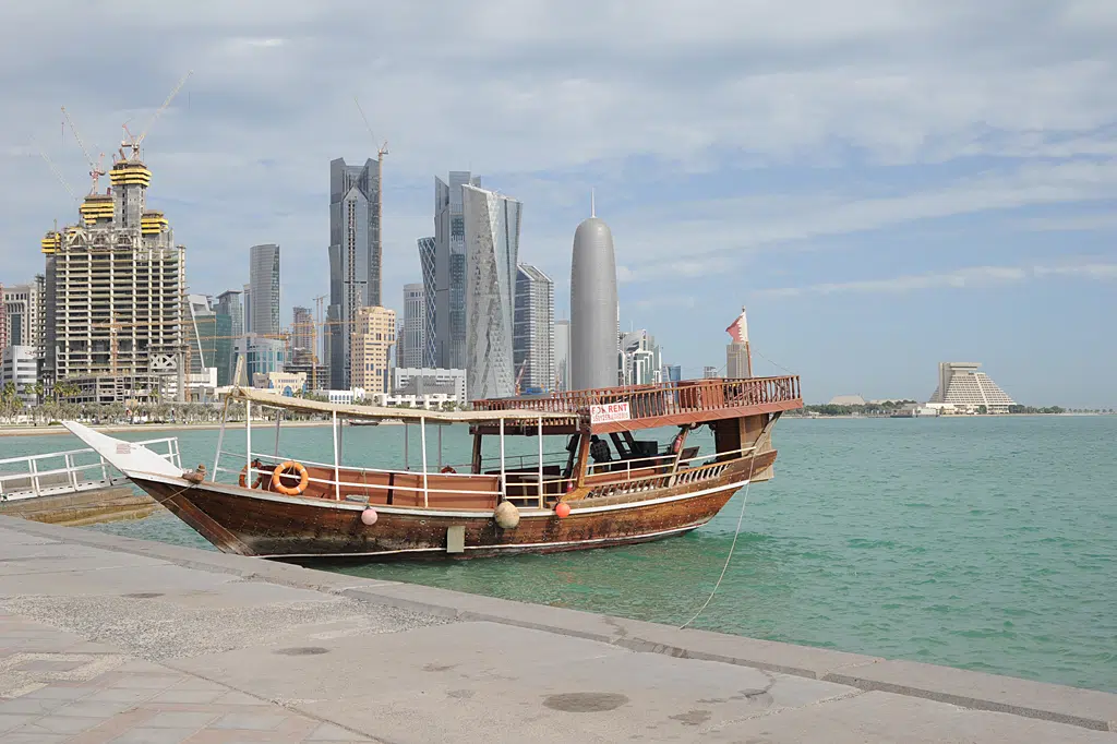 Dhow with West Bay Skyline 5314688251 1