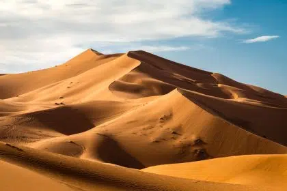dunes in the sahara desert merzouga morocco royalty free image 1695321159