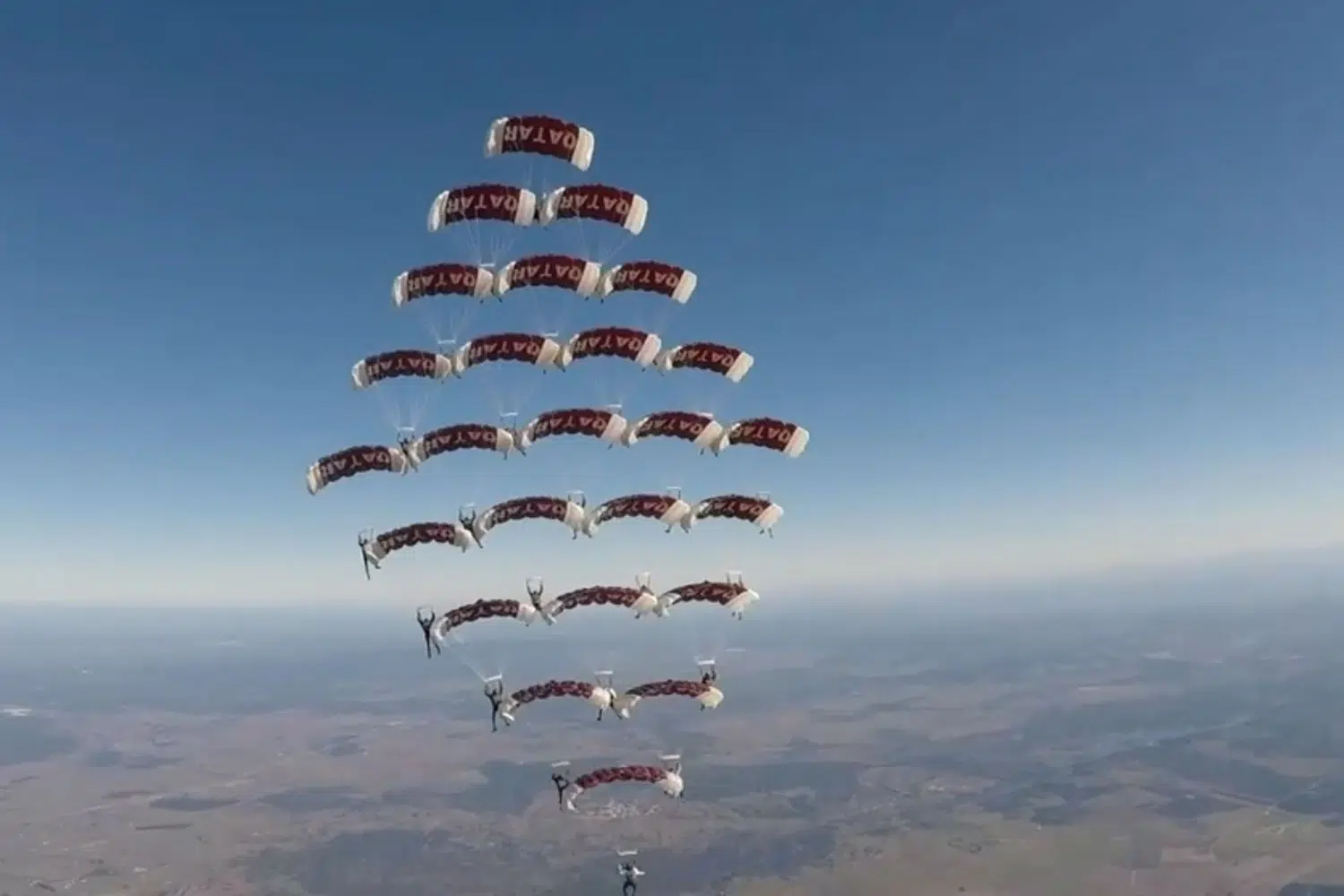 Doha skydiving record