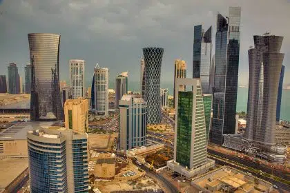 Skyscrapers in West Bay district of Doha
