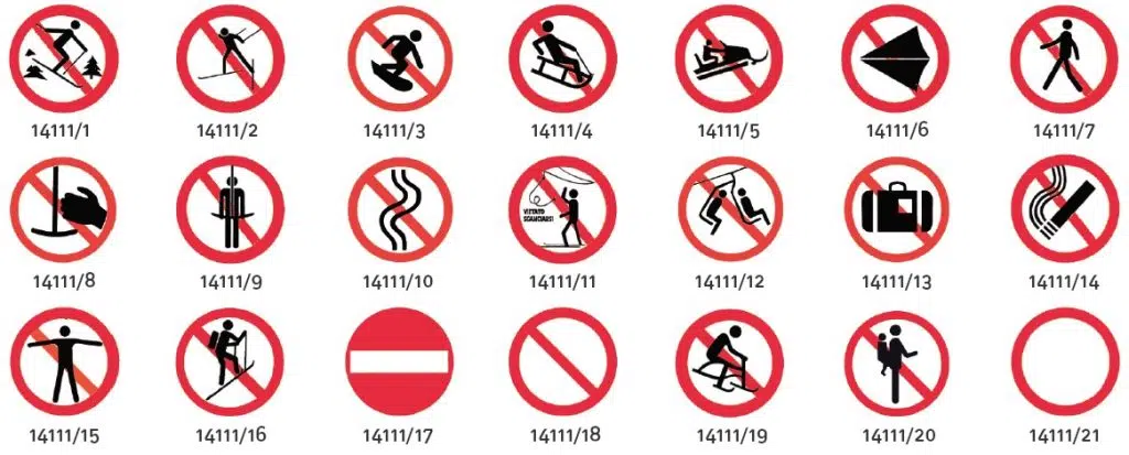 liski prohibition signs