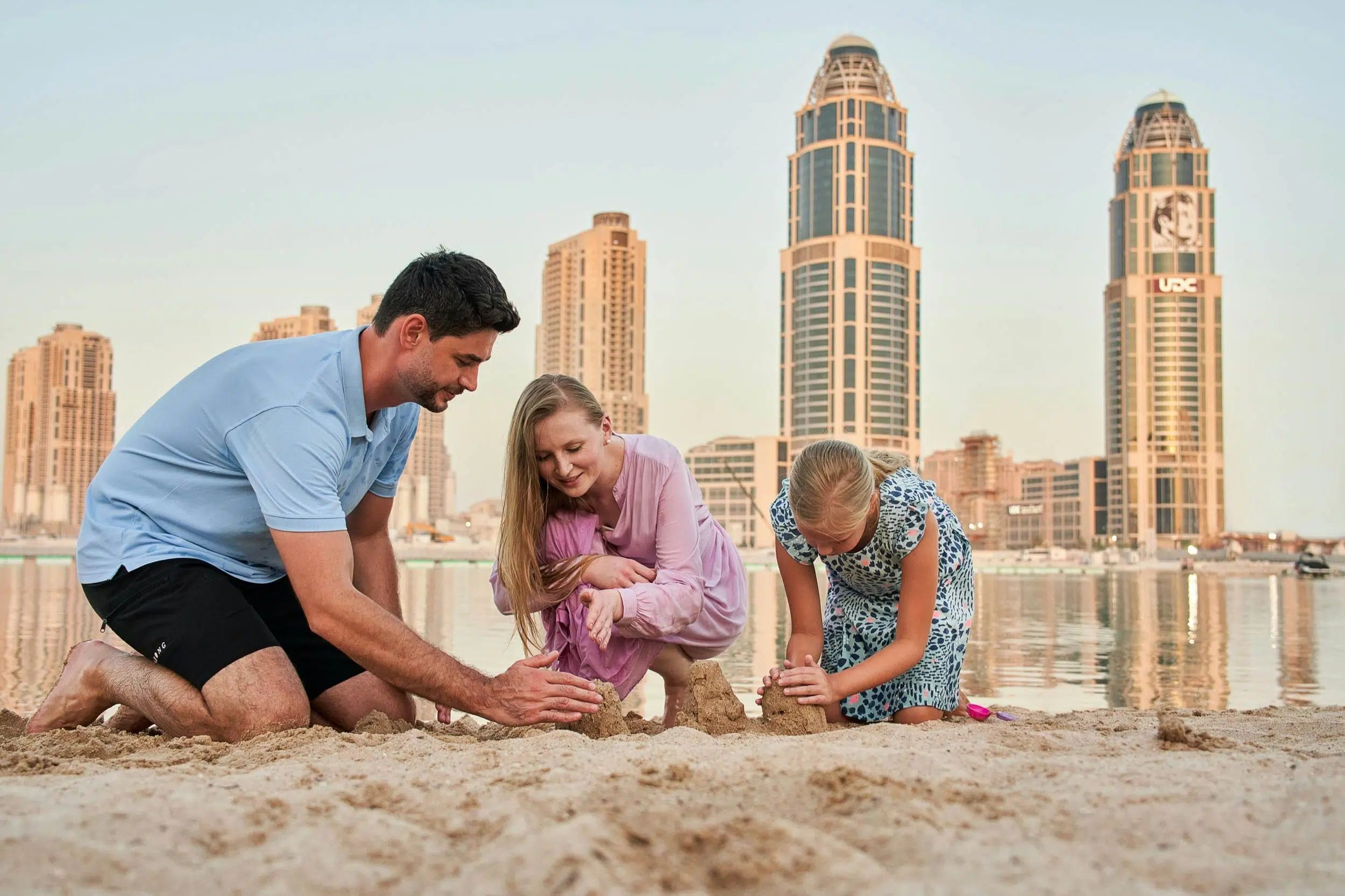 Qatar Families beach