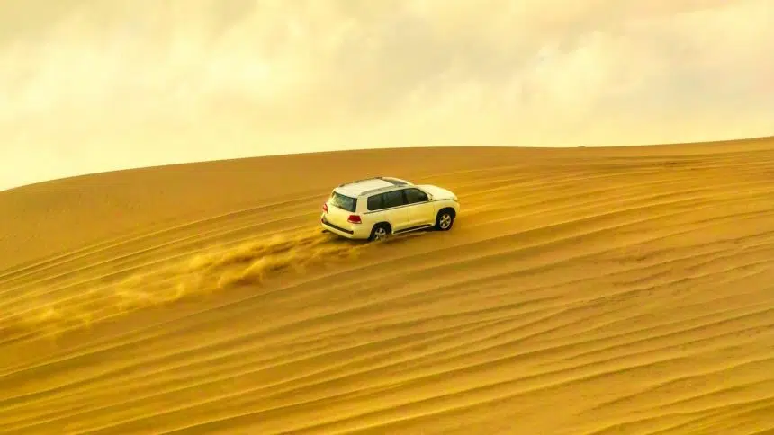 Toyota Land Cruiser dune bashing in Qatar