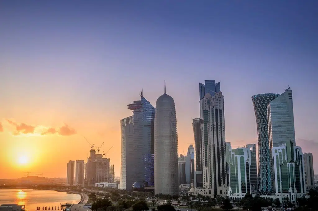 doha sunset