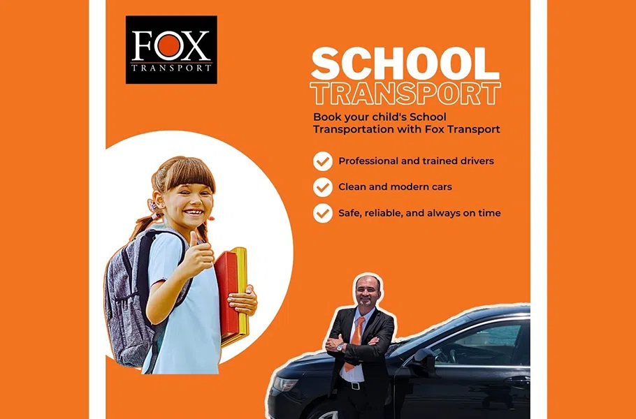 fox school pick up drop off transportation limousine services doha