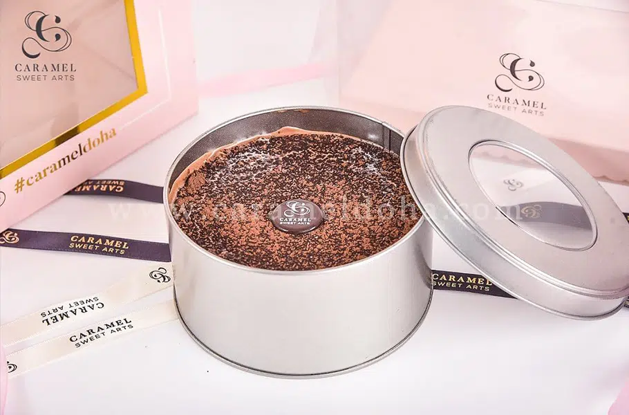Caramel sweet dream tin layered torte cakes shops doha