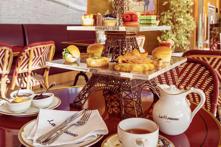 laparisenne top 5 afternoon tea doha qatar hotels
