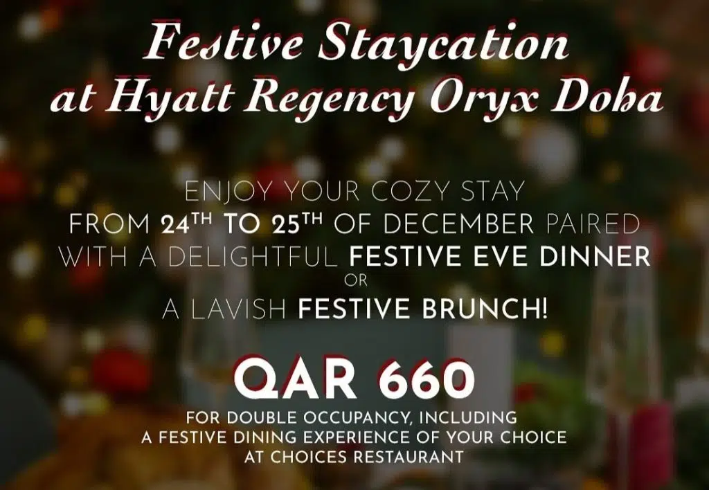 festive staycation hyatt regency