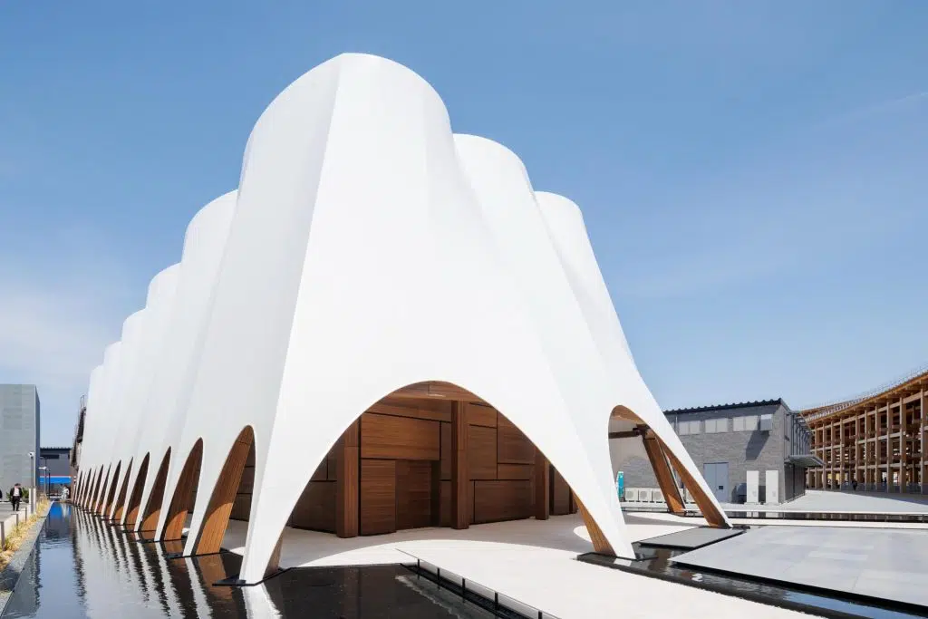 kengo kuma and associates oma iwan baan qatar pavilion at expo 2025 osaka 1