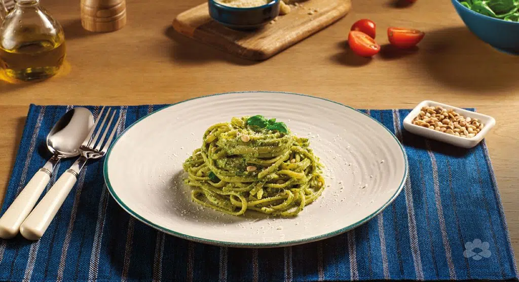 pesto spaghetti